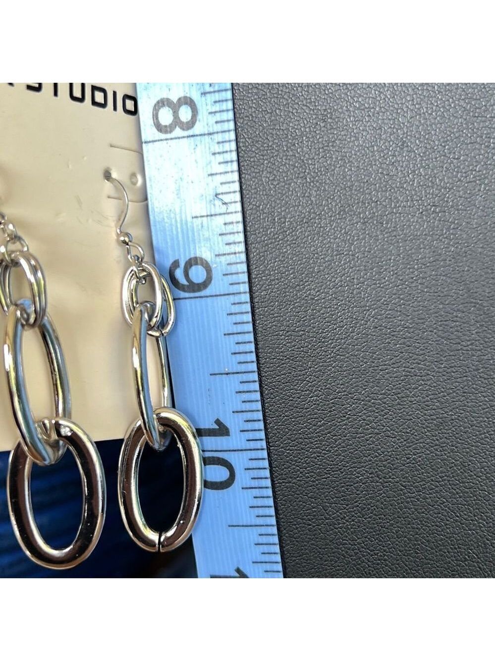 Silver Dangle Max Studio Earrings $16ea / 3 for $25 - Picture 4 of 7